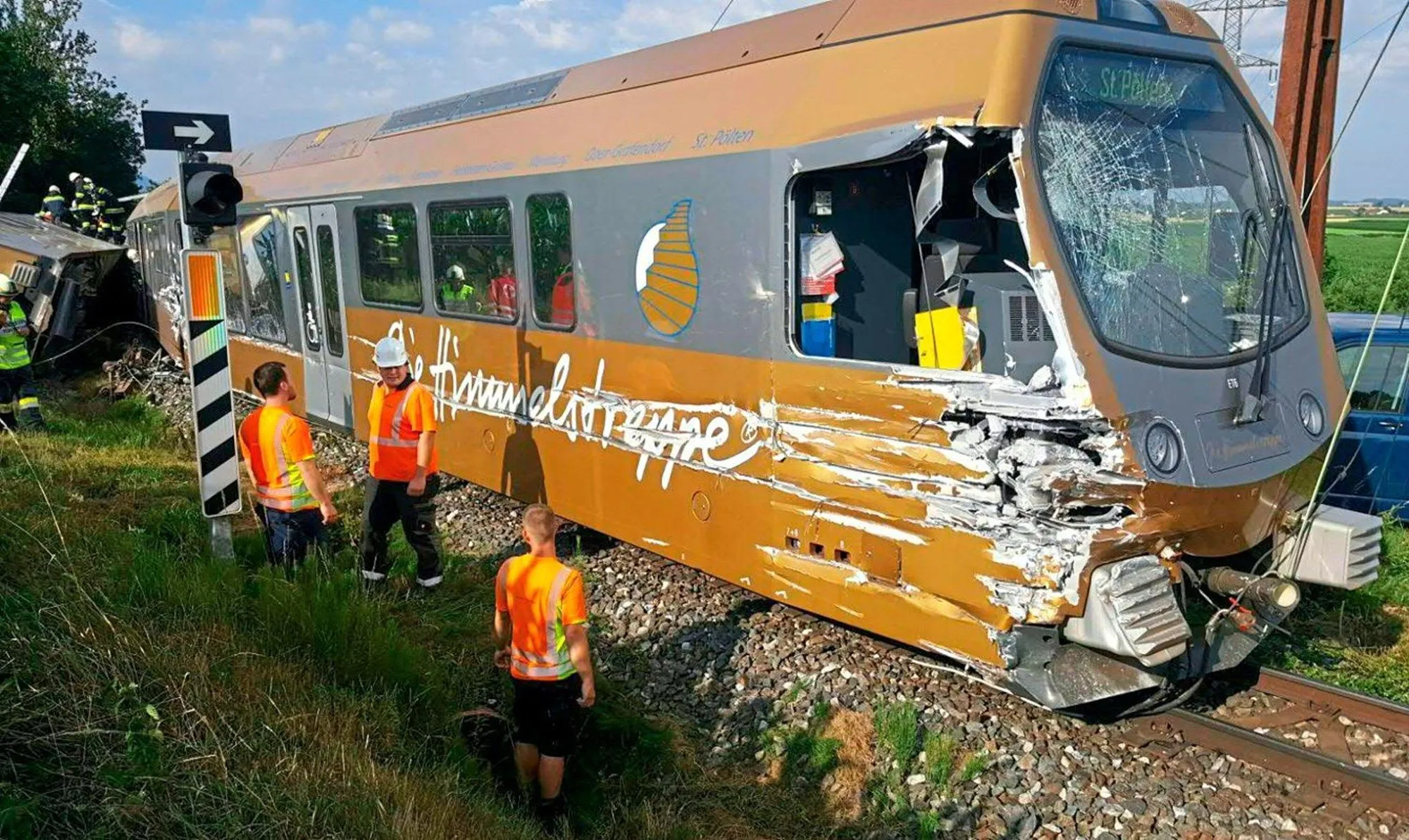 Потяг аварія Австрія Потяг аварія Австрія