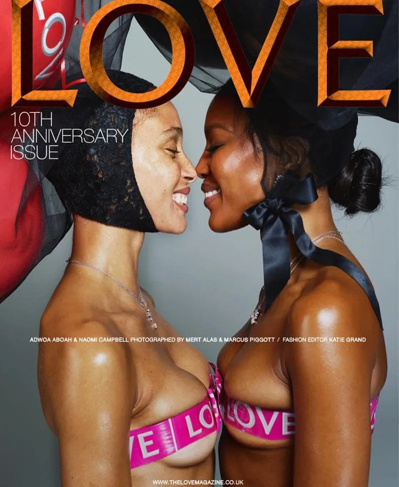 Адво Абоа і Наомі Кемпбелл для Love Magazine