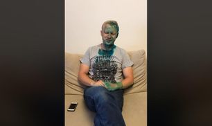 Шабунина облили зеленкой под САП, у него ожог глаз: фото и видео