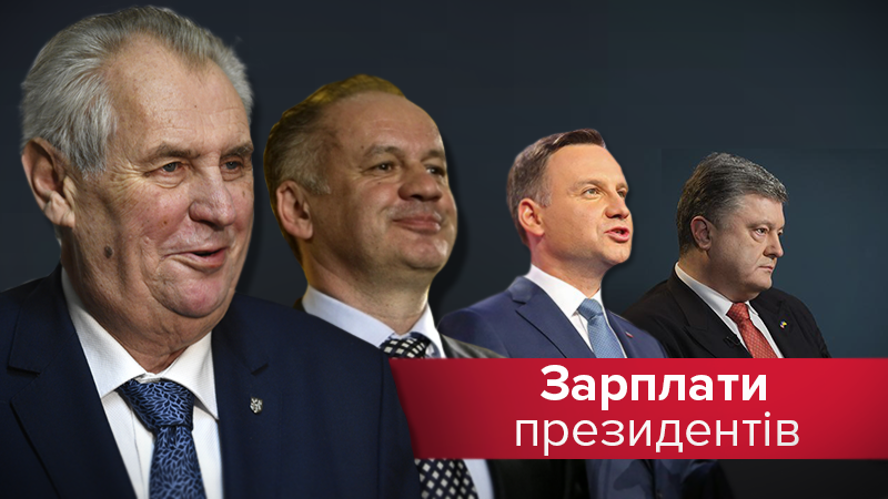 Стало відомо, хто отримує найвищу президентську зарплату у Центральній Європі Стало відомо, хто отримує найвищу президентську зарплату у Центральній Європі
