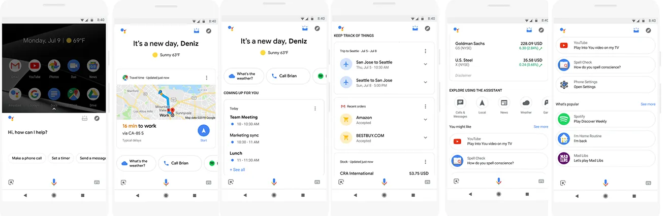 Google Assistant, карточки, Google, нововведения, додатки