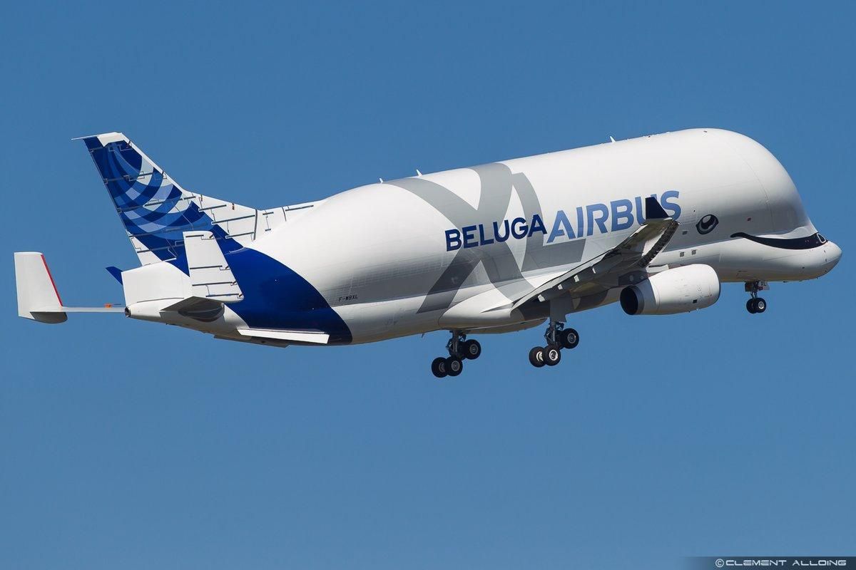 "Повітряний кит" у небі: як виглядає новий вантажний літак Airbus Beluga XL