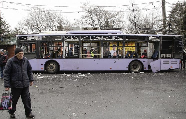 Бойовики зізналися, що обстріляли тролейбус у Донецьку і звинуватили в цьому ЗСУ: відео