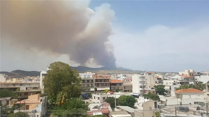 пожежа Греція пожежа Греція