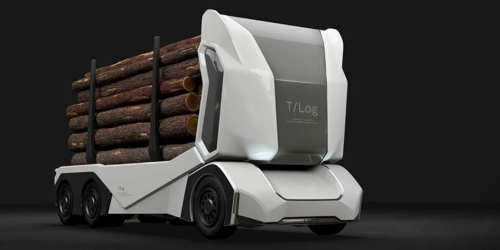 T-log – безпілотний лісовоз T-log – безпілотний лісовоз