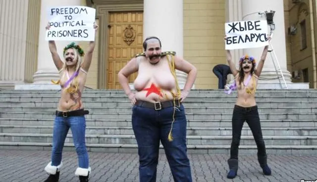 Акція Femen Оксана Шачко Білорусь Лукашенко