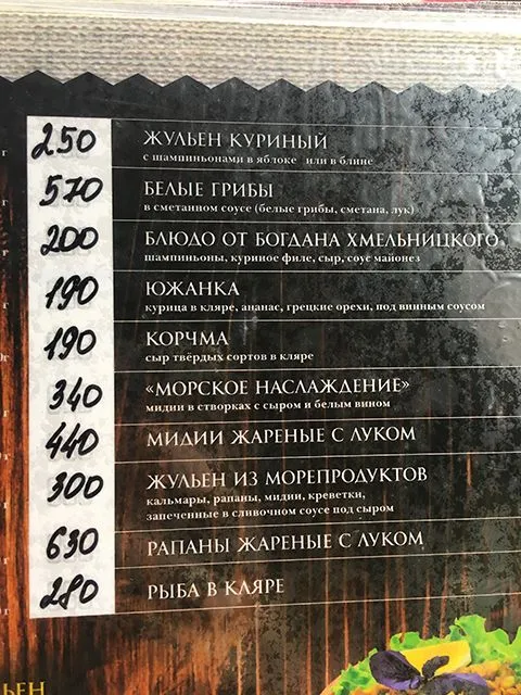 Ціни у Криму