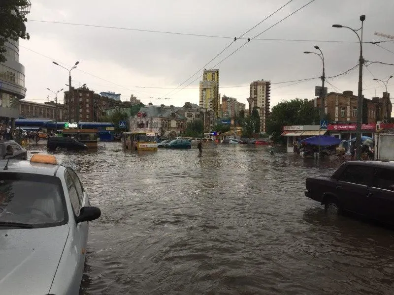 Київ погода дощ злива