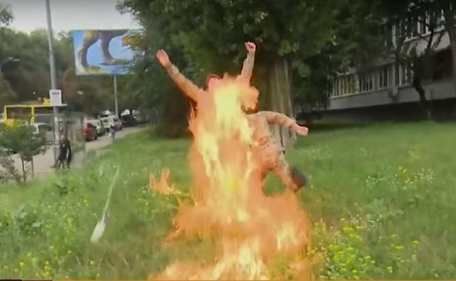 Самоподжог экс-военного в Киеве: появились подробности о личности человека и его состоянии