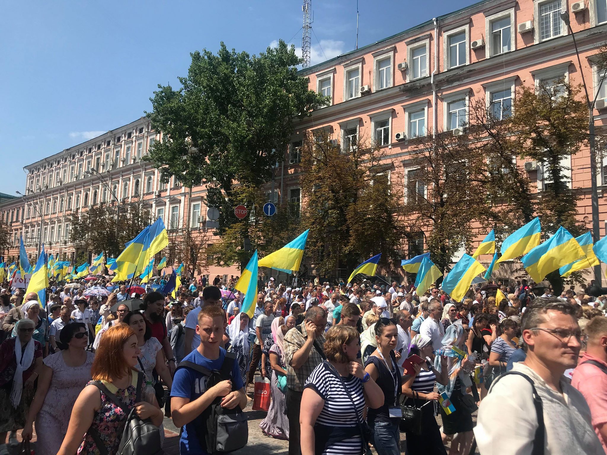 У МВС назвали кількість учасників Хресної ходи в Києві