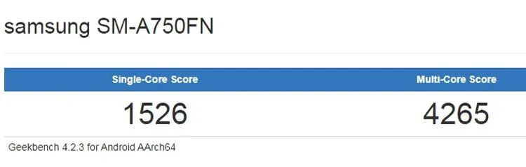 Тест смартфона Samsung SM-A750FN Тест смартфона Samsung SM-A750FN