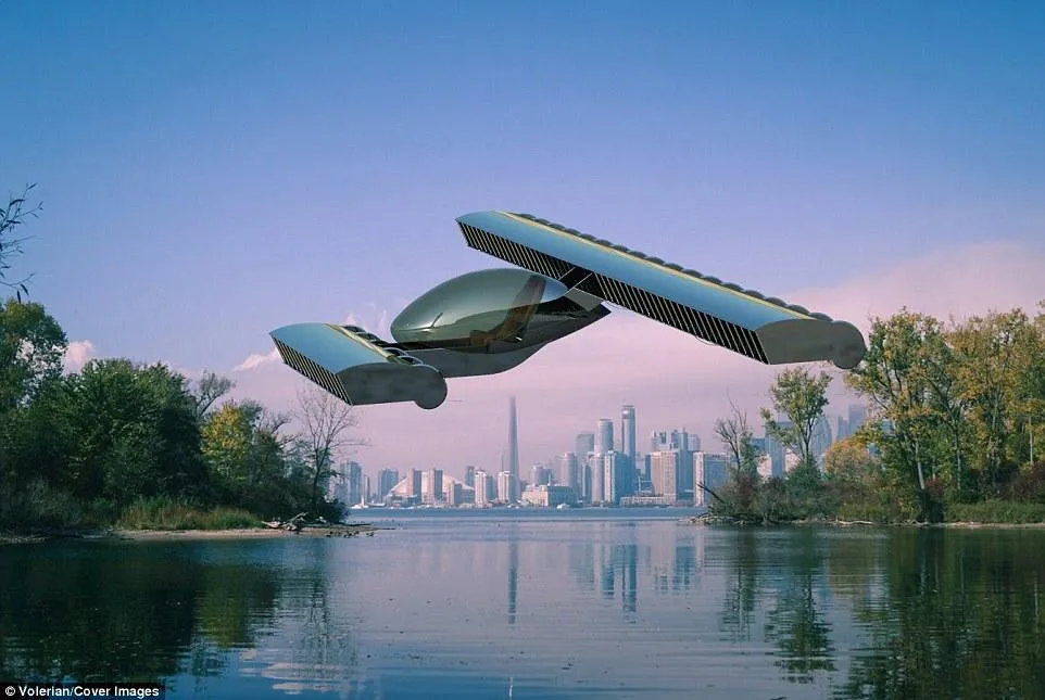 Літаючий автомобіль, що махає крилами Літаючий автомобіль, що махає крилами