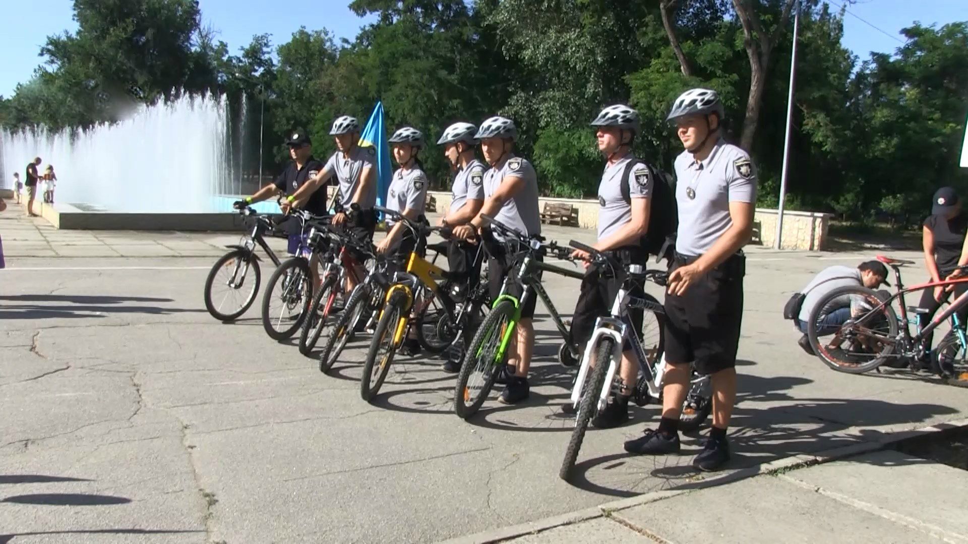 Полицейский велопатруль появился в Херсоне
