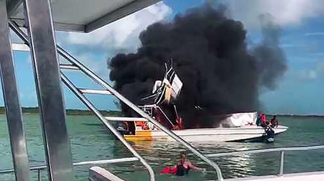 Взрыв катера на Багамах: один турист погиб