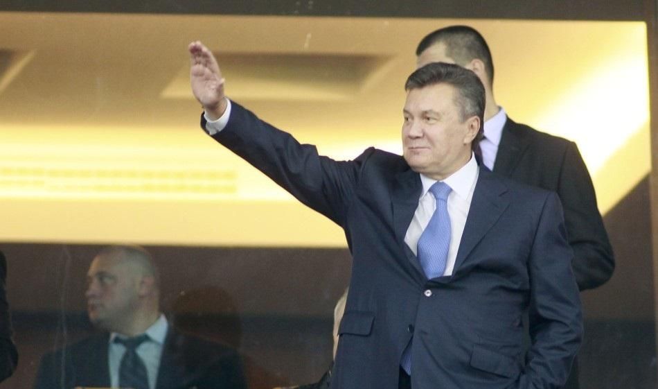 Януковича запримітили на футбольній трибуні під час матчу Росія – Іспанія