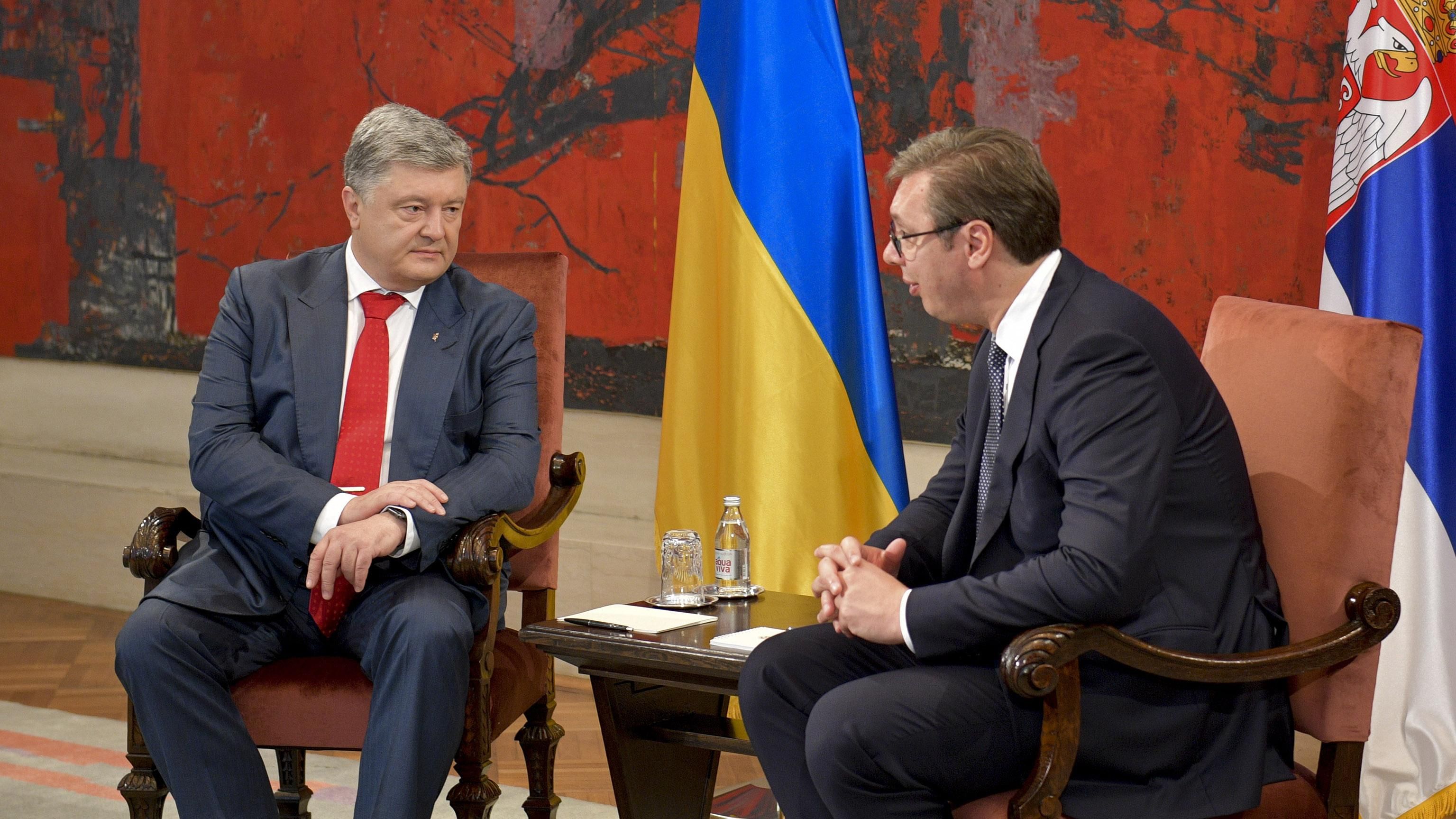 Порошенко здійснив візит до Сербії: президент України підбив підсумки перемовин з Вучічем 