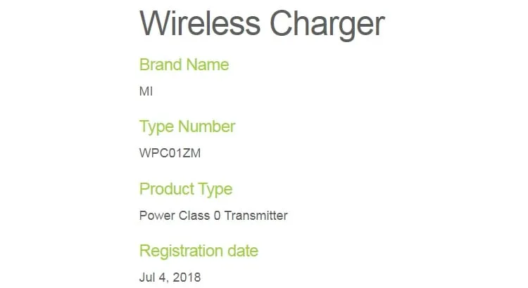 Характеристики нової бездротової зарядки від Xiaomi Характеристики нової бездротової зарядки від Xiaomi