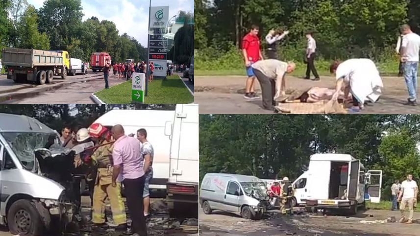 На Буковині сталася кривава аварія за участю маршрутки: відео 18+