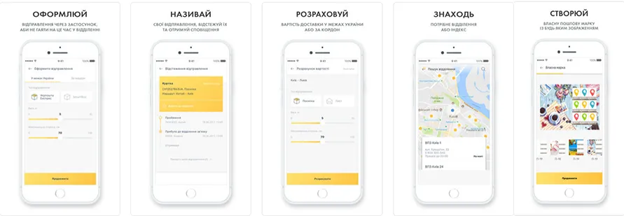 Укрпошта, додаток, Android, Iphone, мобільні пристрої