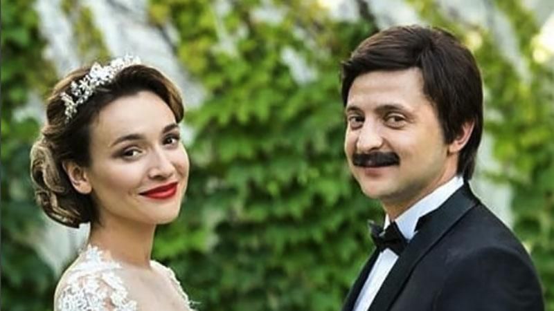 Володимир Зеленський приміряв незвичний образ для зйомок фільму: фотофакт
