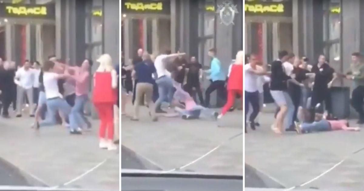 Смертельний удар ноги: у центрі Москви сталася масова бійка із фатальними наслідками (18+) Смертельний удар ноги: у центрі Москви сталася масова бійка із фатальними наслідками (18+)
