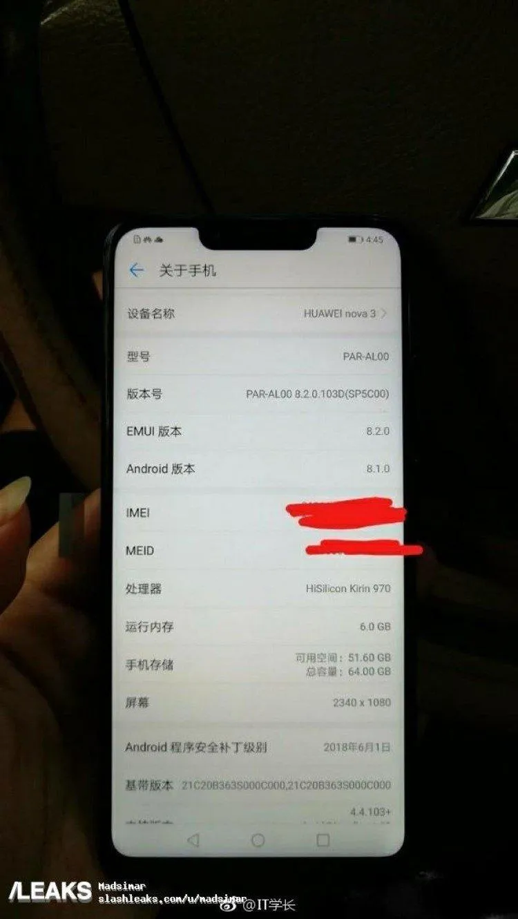 Huawei Nova 3 Huawei Nova 3