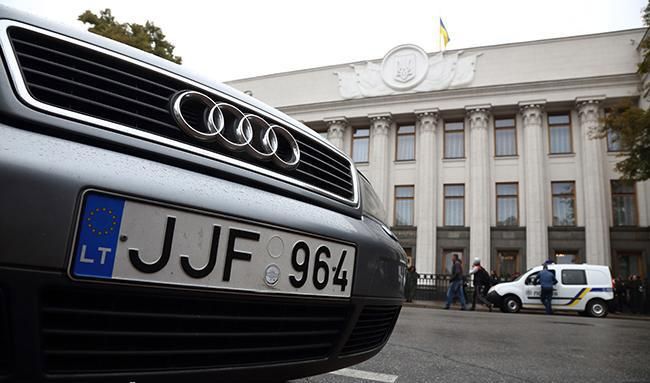 Протест власників авто на "єврономерах" у Києві: озвучено вимоги учасників акції