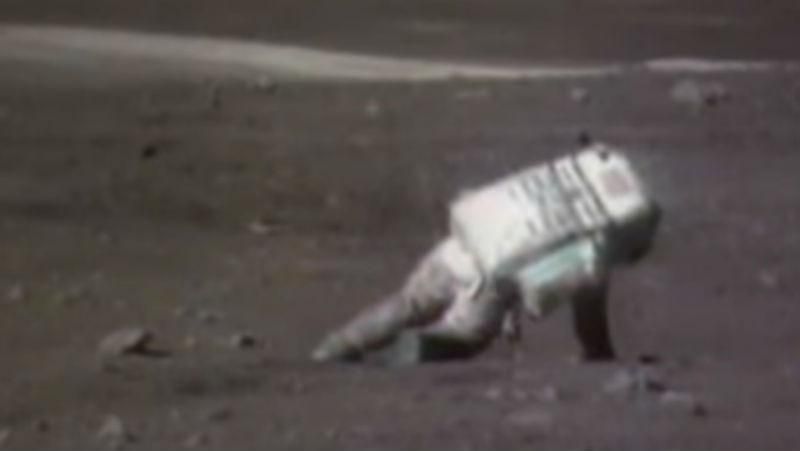 NASA показало кумедний ролик з космонавтами, що незграбно пересуваються Місяцем 