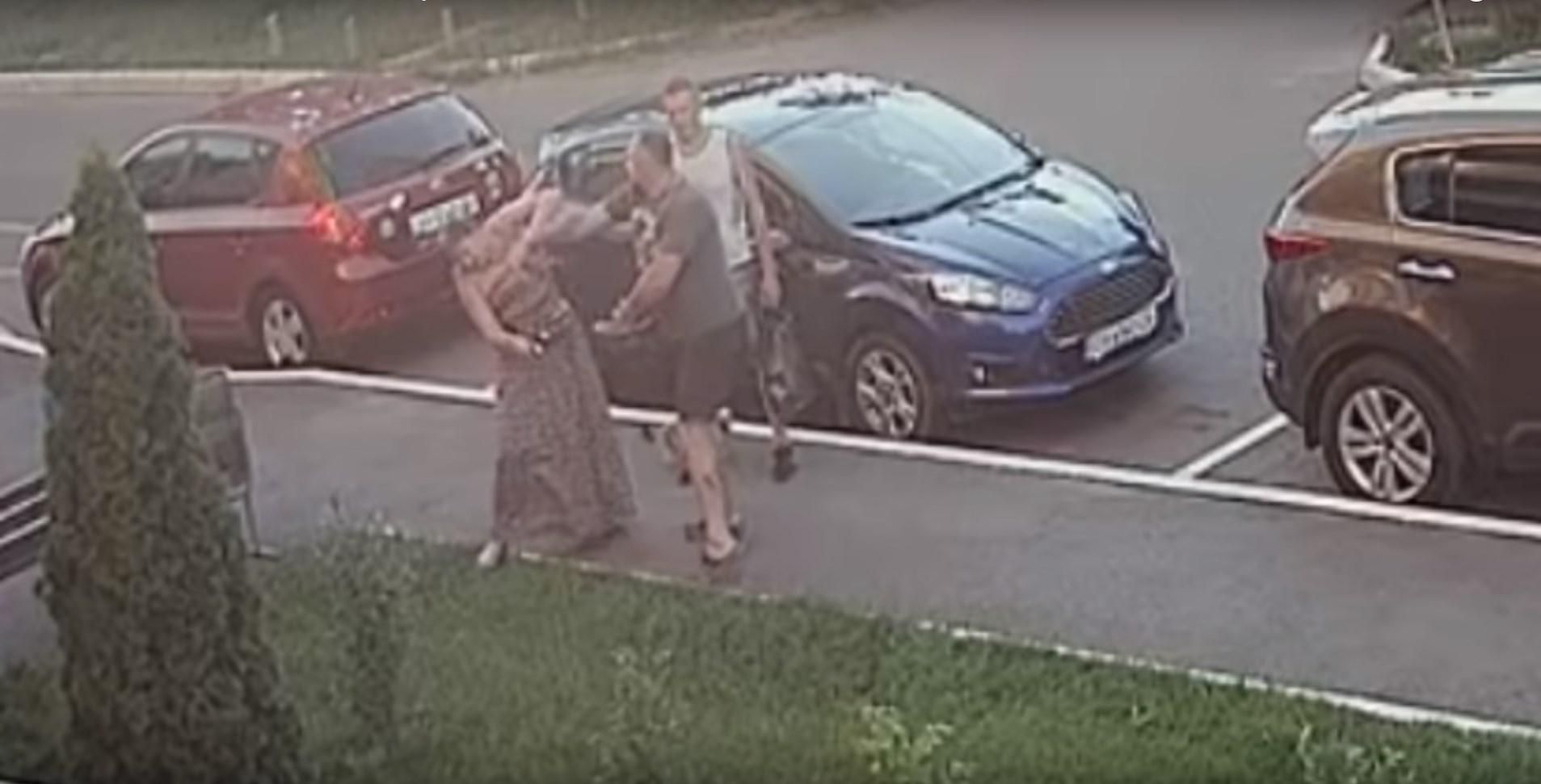 Депутат ударил женщину кулаком в лицо за замечание о его собаке: видео Депутат ударил женщину кулаком в лицо за замечание о его собаке: видео