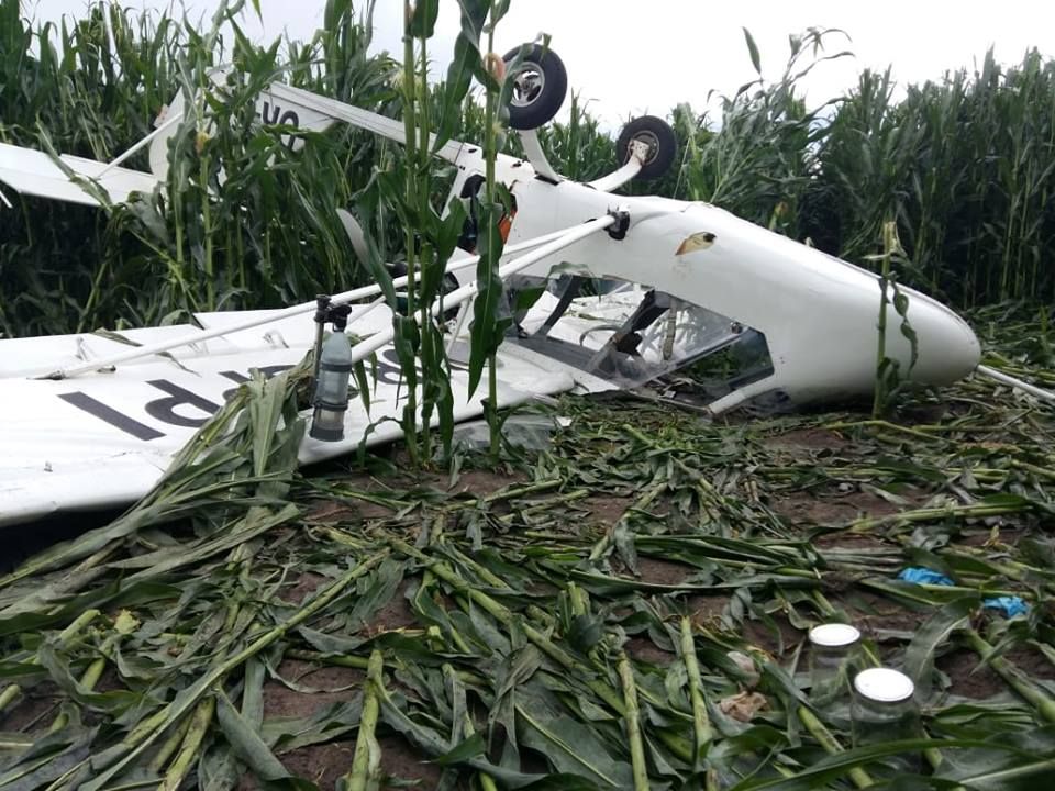 На Сумщині розбився літак, є загиблий