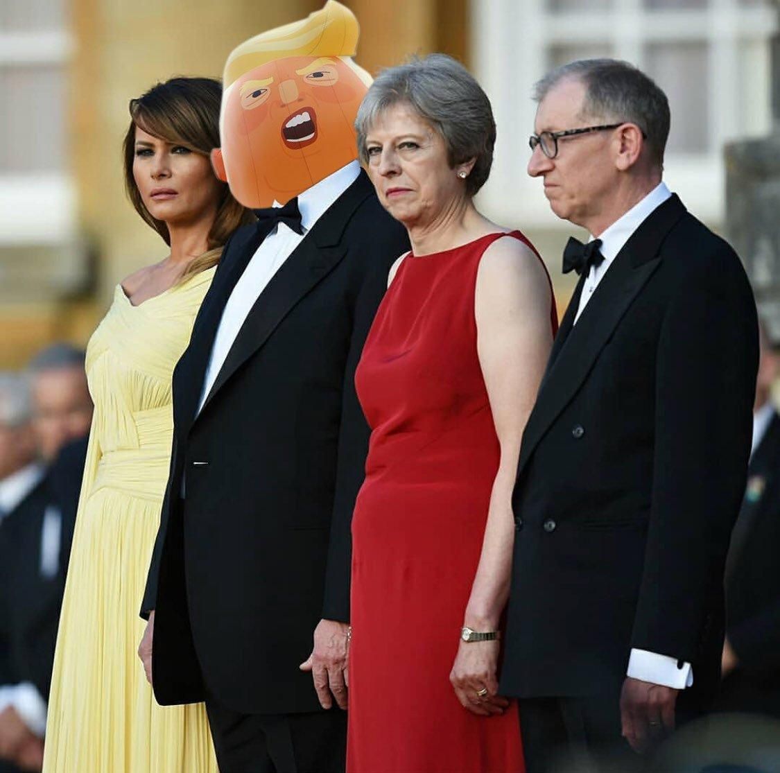 Приключения "Малыша Трампа" в Лондоне: забавные коллажи из соцсетей Приключения "Малыша Трампа" в Лондоне: забавные коллажи из соцсетей