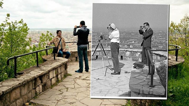 Фотограф умело соединил снимки ХХ века с настоящим: удивительные результаты