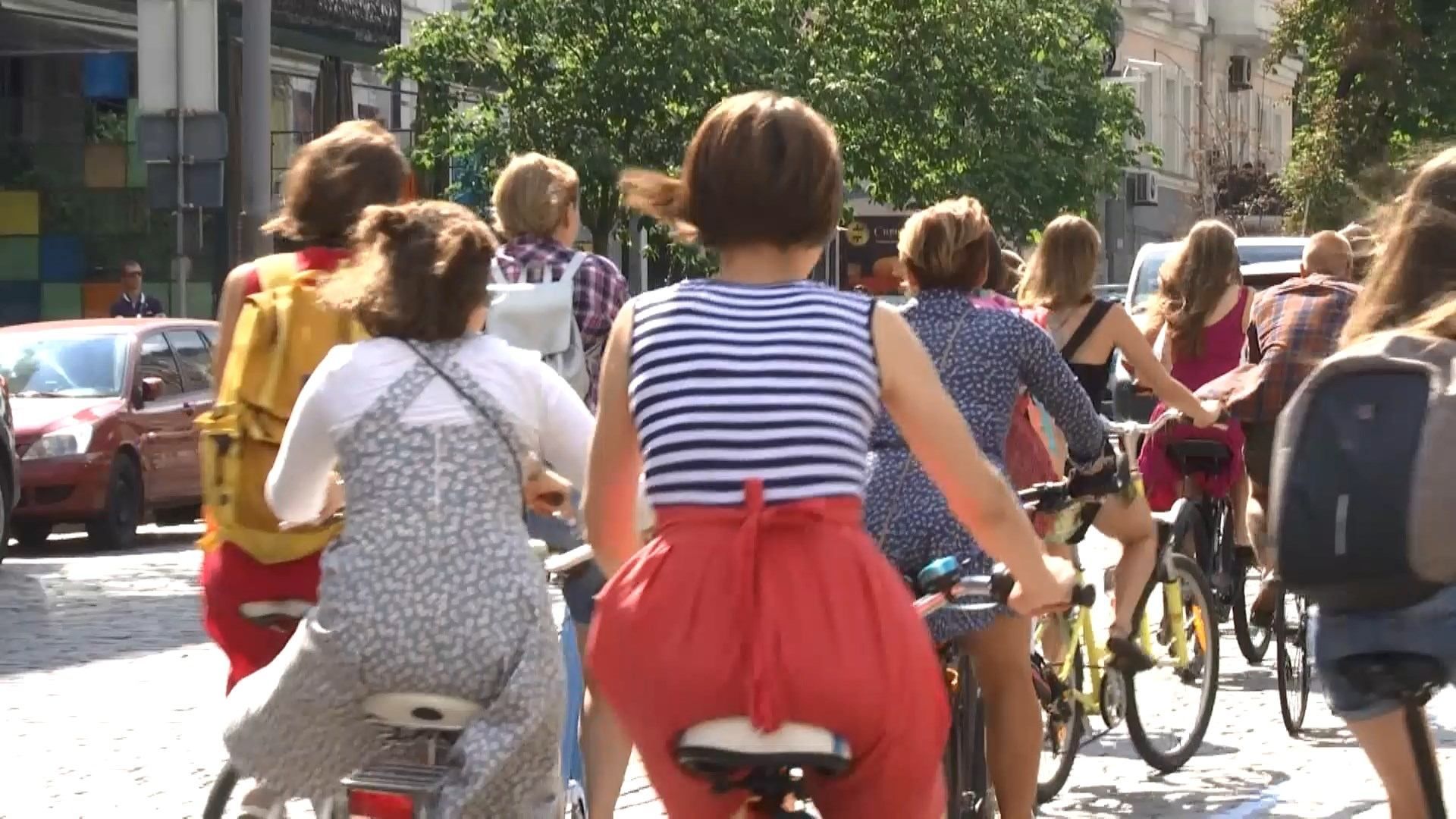 Киевом проехался восьмой женский велопарад