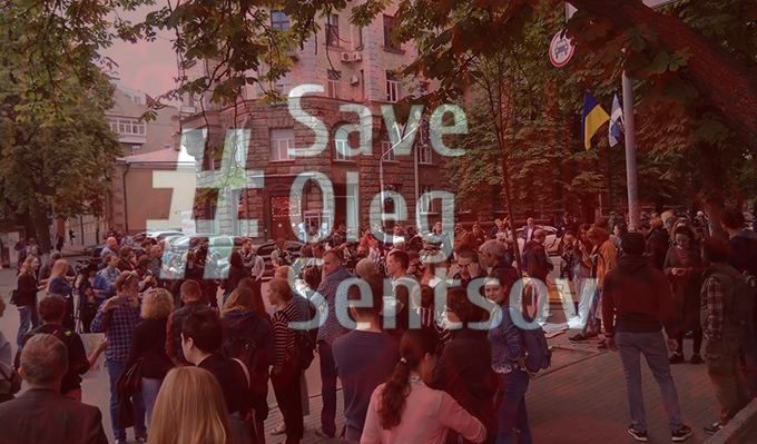 Київ приєднався до міст-учасників всесвітньої акції "Save Oleg Sentsov"