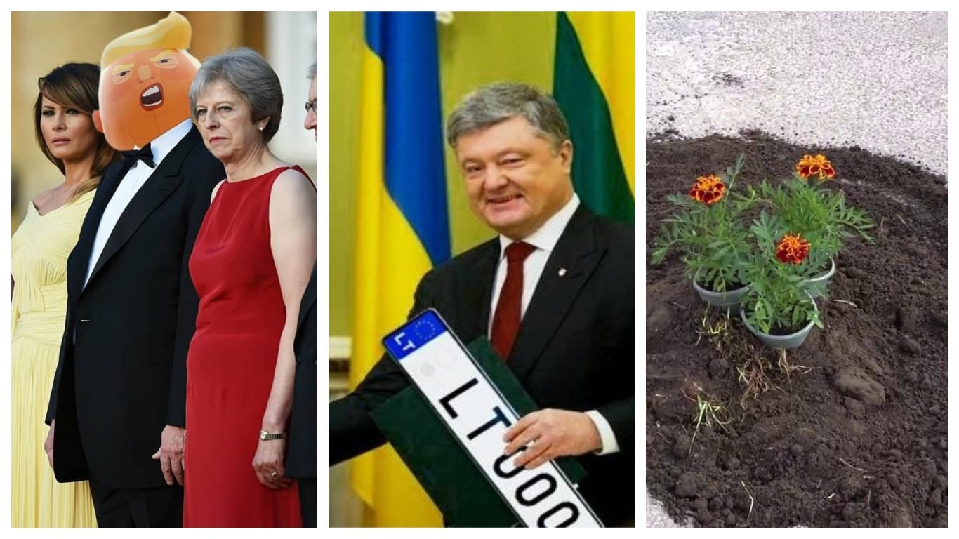 Самые смешные мемы недели: приключения "Малыша Трампа", акция "евробляхеров" и креатив черновчан Самые смешные мемы недели: приключения "Малыша Трампа", акция "евробляхеров" и креатив черновчан