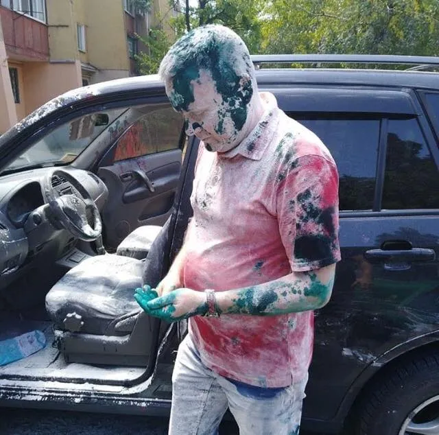 Правий сектор, Кривий Ріг, зеленка, Комуністична партія, комуністи, Дніпропетровщина Правий сектор, Кривий Ріг, зеленка, Комуністична партія, комуністи, Дніпропетровщина