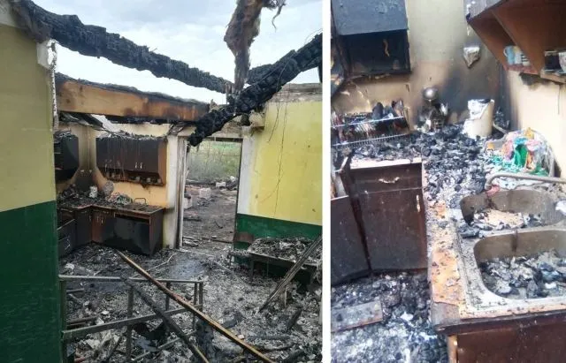 Наслідки пожежі в садочку Наслідки пожежі в садочку