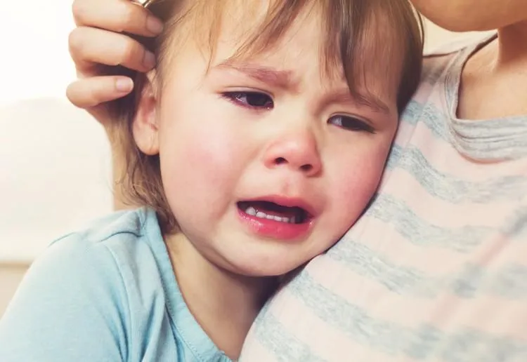 При депресії дитина часто плаче