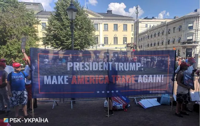 Путін, Трамп, Україна, Гельсінкі, Фінляндія, протести 