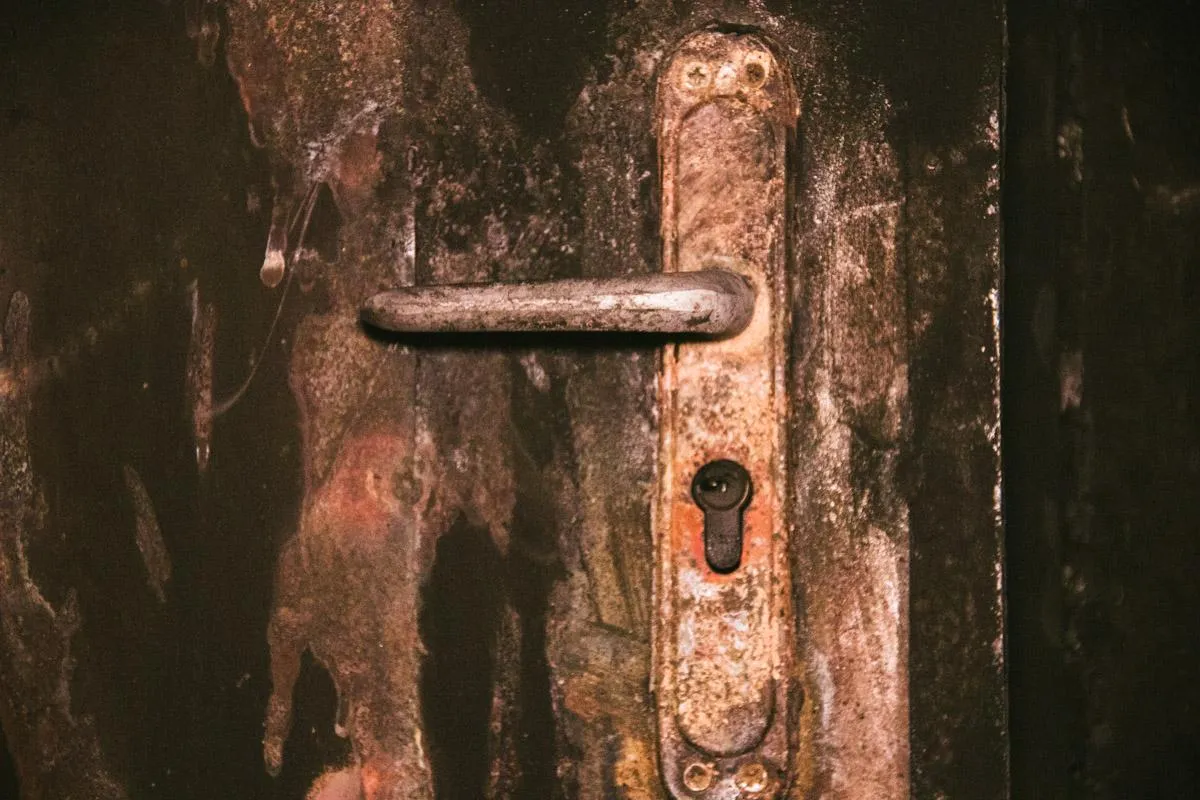 Загорілися вхідні двері квартири Загорілися вхідні двері квартири