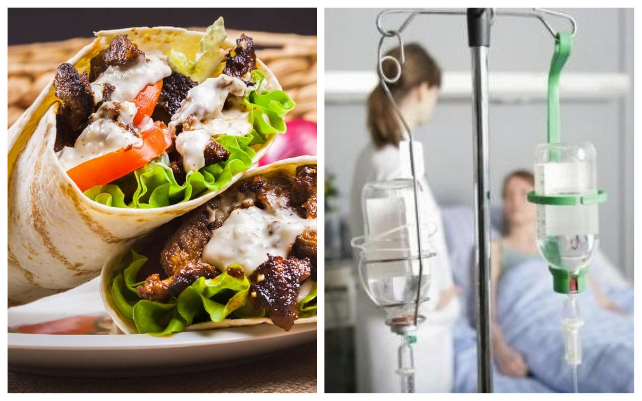 Отруєння шаурмою в Києві: кількість постраждалих знову зросла Отруєння шаурмою в Києві: кількість постраждалих знову зросла