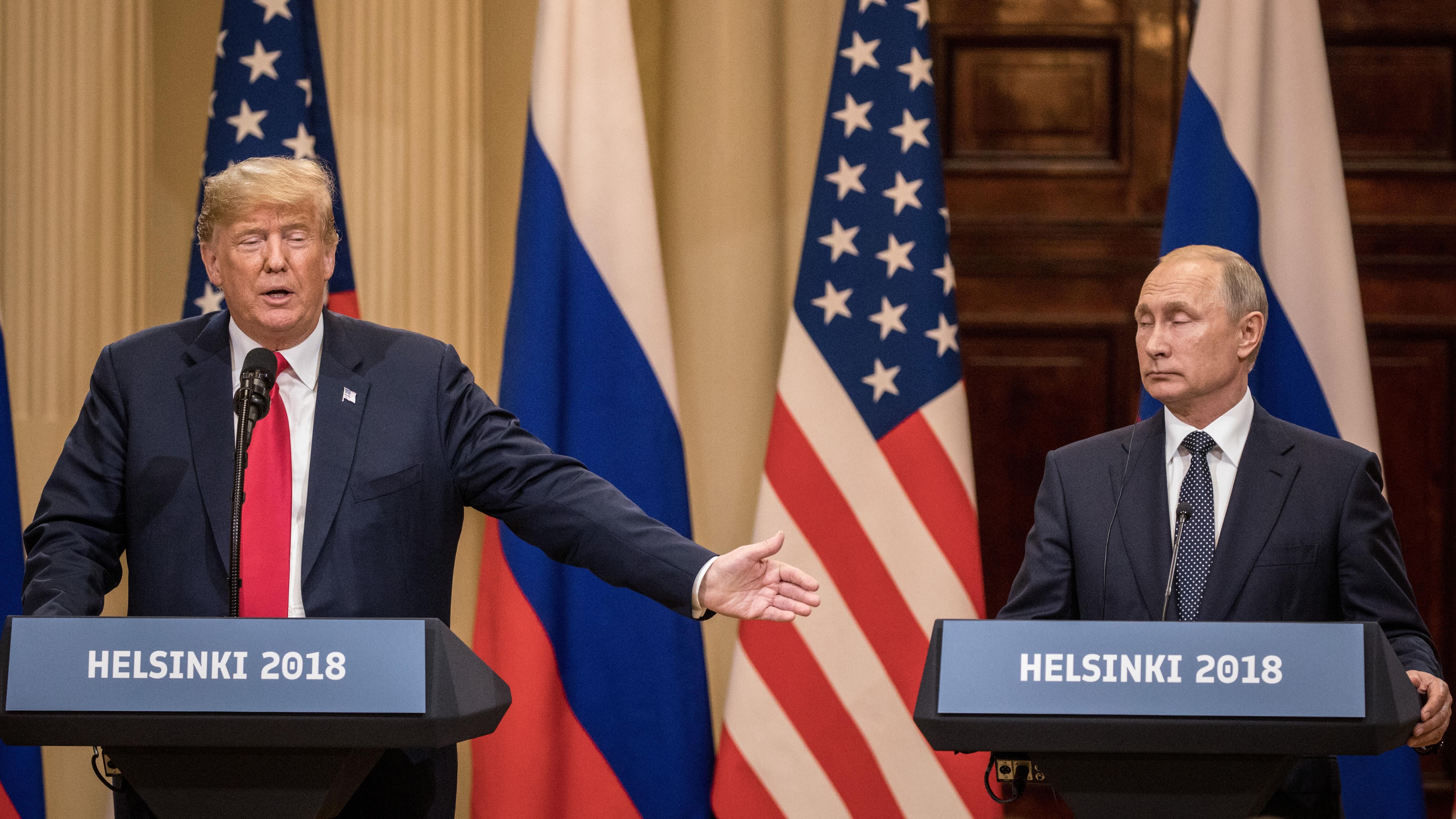 Трамп до сих пор не может отойти от встречи с Путиным