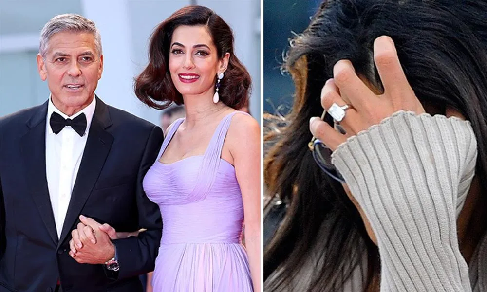 обручка дружини джорджа клуні обручка дружини джорджа клуні