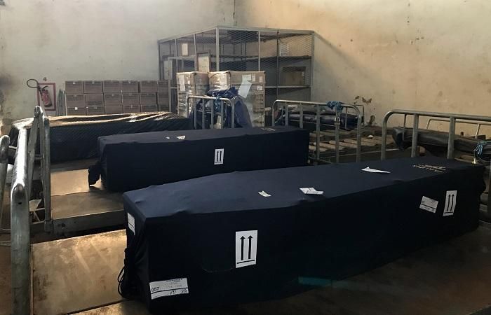 Тела российских журналистов доставили в Москву Тела российских журналистов доставили в Москву