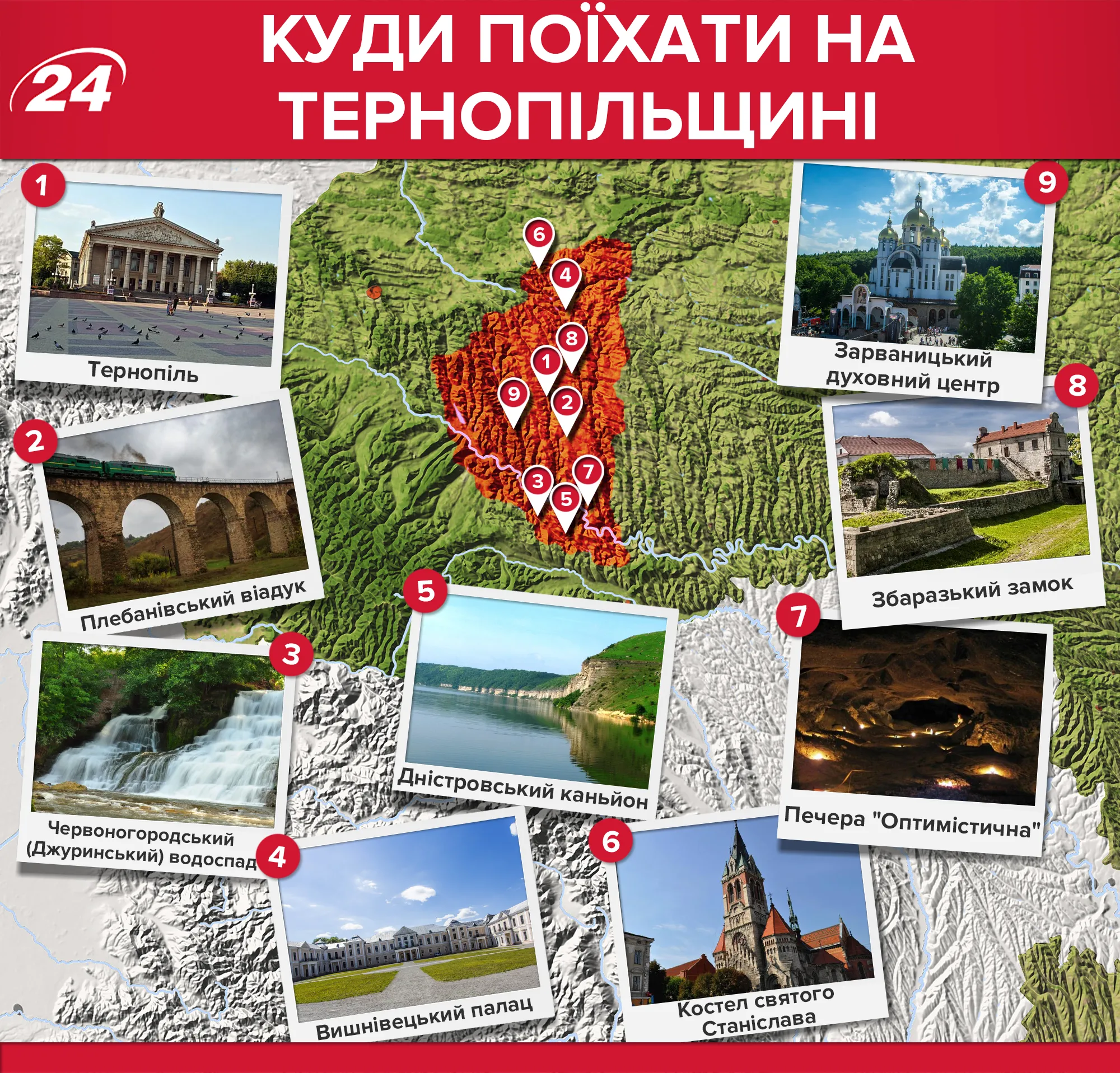 Що треба побачити на Тернопільщині Що треба побачити на Тернопільщині