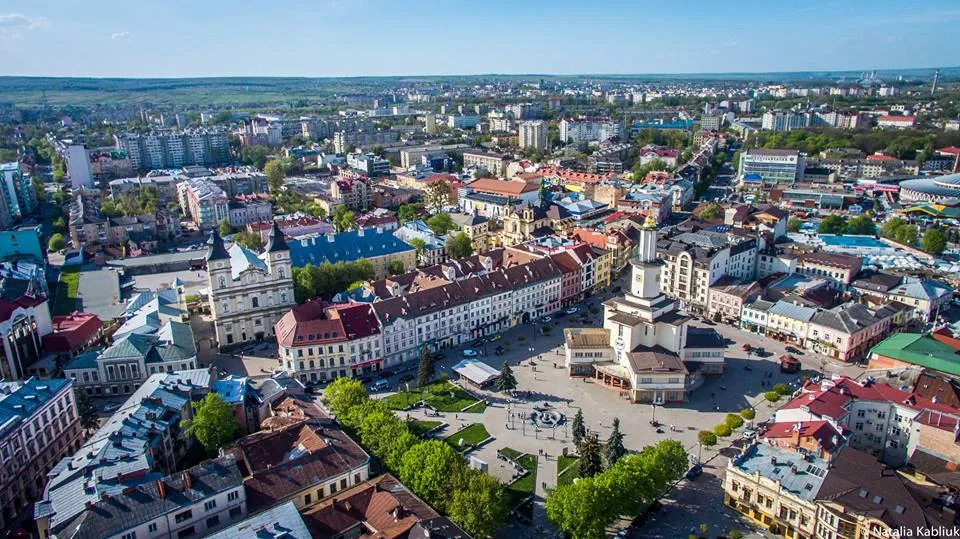 Івано-Франківськ з висоти пташиного польоту