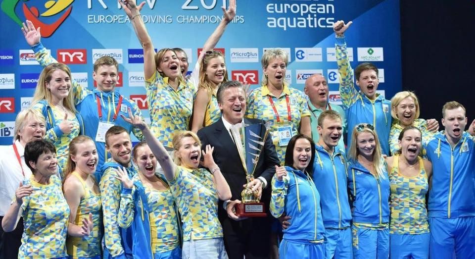Київ прийме чемпіонат Європи 2019 зі стрибків у воду
