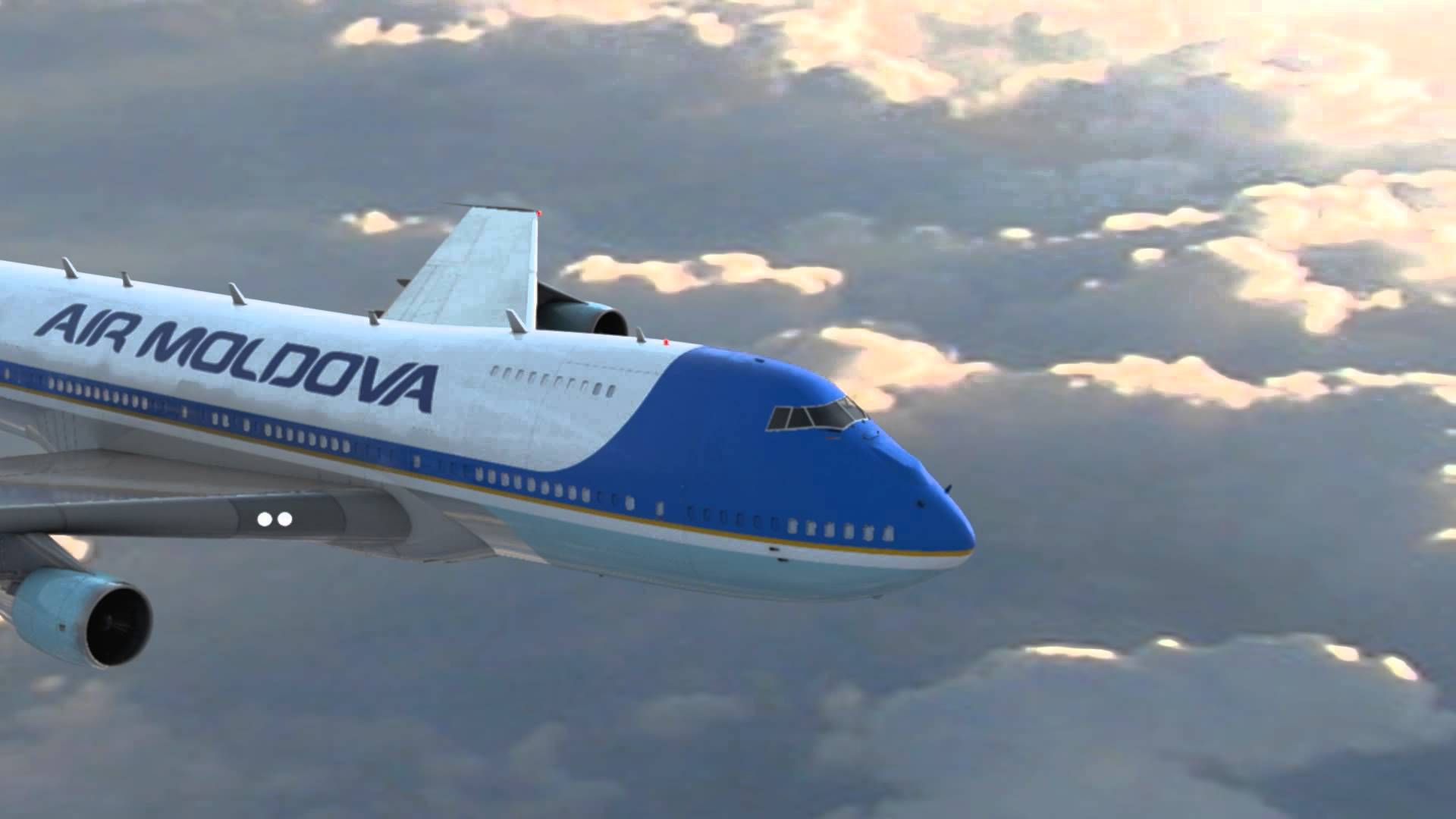 В Молдове самолет вернулся в аэропорт из-за трещины на стекле кабины пилотов