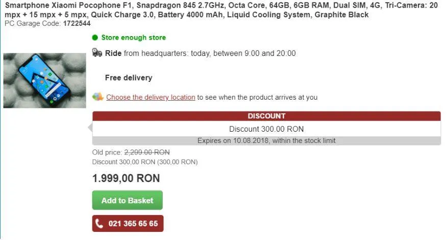 Pocophone F1 Pocophone F1