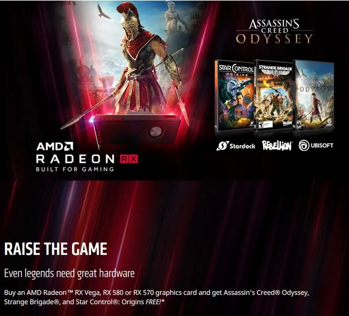 ​AMD спільно з Ubisoft влаштувала акцію з роздачі ігор